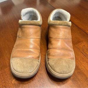 Stio Colter Mid Boots Womens Size 8.5 Shoes Boots Brown Leather Suede *FLAWS*